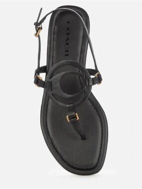 Coach Jeri Leather Sandals